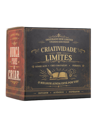 Caixa de Cartão "Criatividade sem Limites"