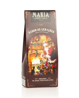 Bolachas de Aveia, Chocolate e Noz Maria Confeitaria
