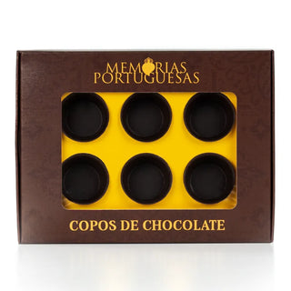 Copos de Chocolate Memórias Portuguesas 1 caixa x 6 copos