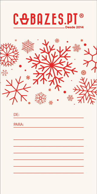 Postal Flocos de Neve
